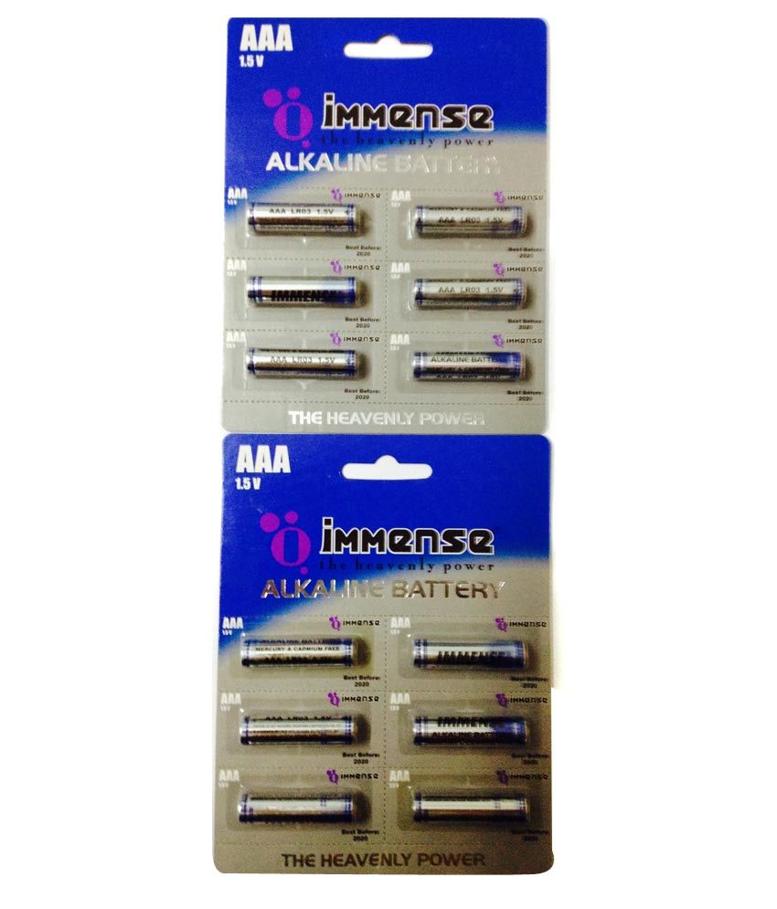 AAA LR03 Premium 1.5v Alkaline Battery (10 Blister Packs with 6 Cells each) Total 60 Cells