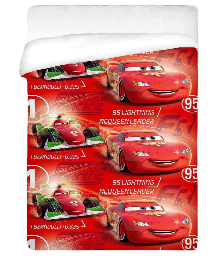 Uber Urban Red Polycotton Duvets Cover Buy Uber Urban Red Polycotton