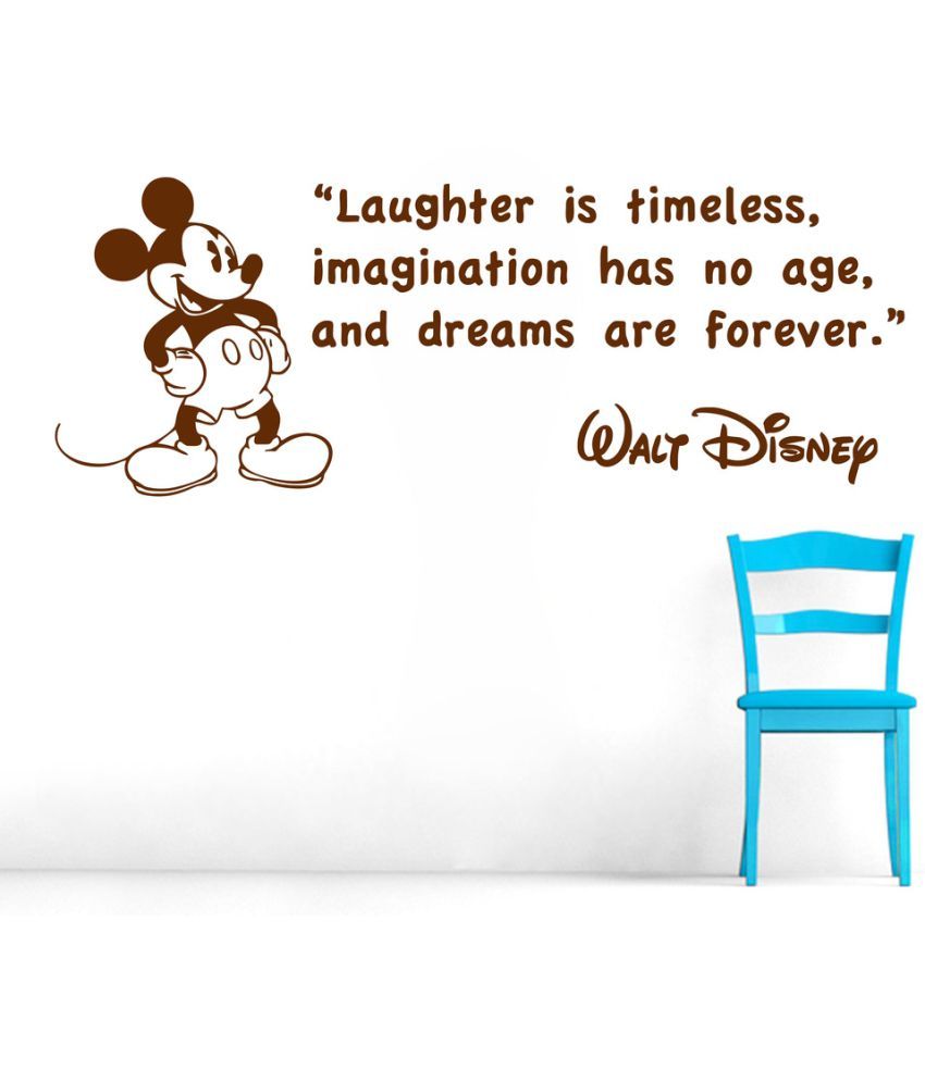     			Decor Villa Laughter Is Timeless PVC Wall Stickers