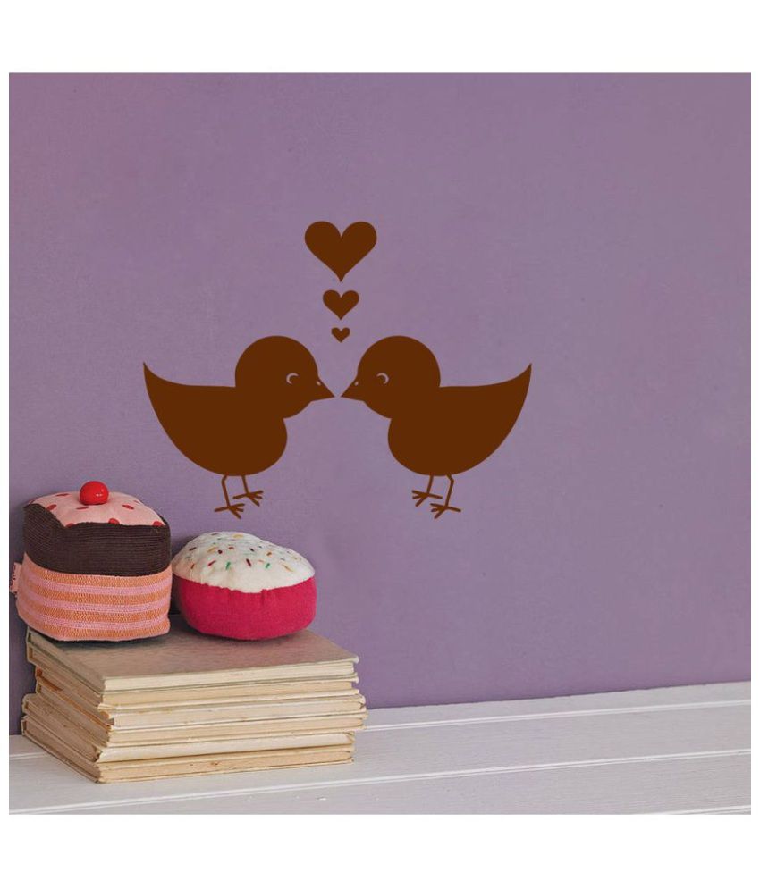     			Decor Villa Love Bird PVC Wall Stickers