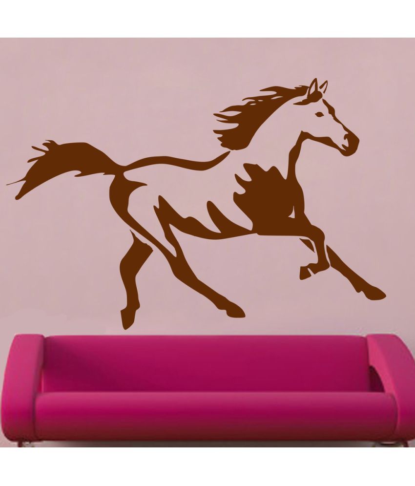     			Decor Villa Horse PVC Wall Stickers