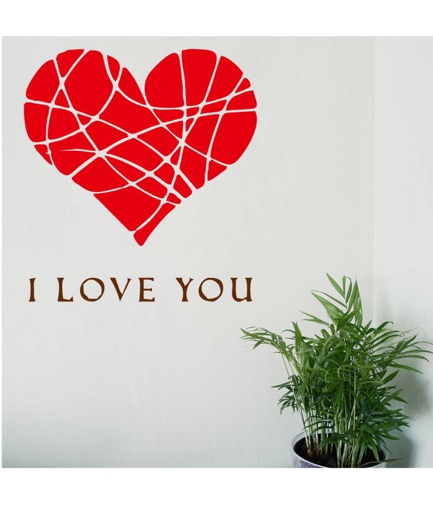     			Decor Villa Love You PVC Wall Stickers