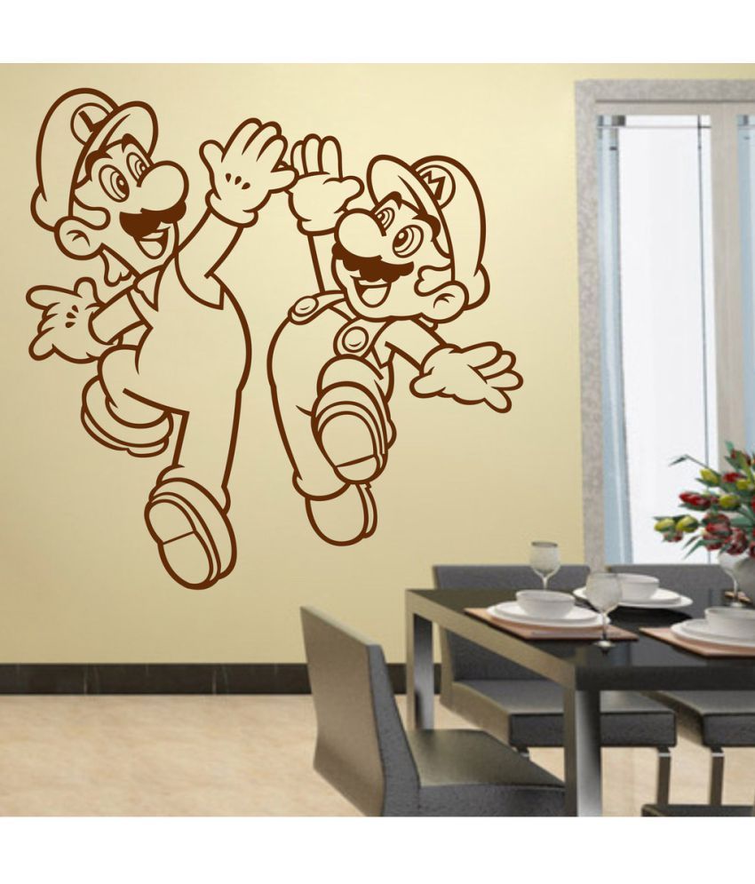     			Decor Villa Mario Team Wall PVC Wall Stickers