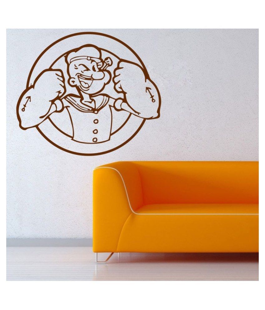     			Decor Villa Popeye PVC Wall Stickers