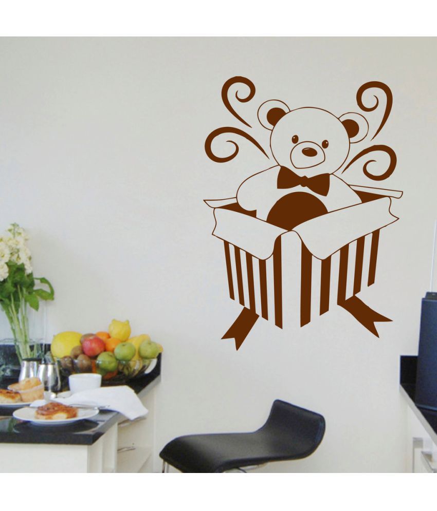     			Decor Villa Teddy Bear PVC Wall Stickers