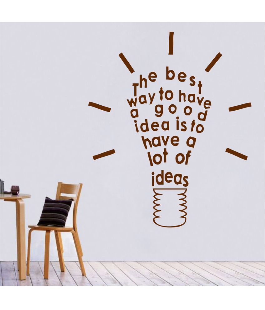     			Decor Villa The Best Way PVC Wall Stickers