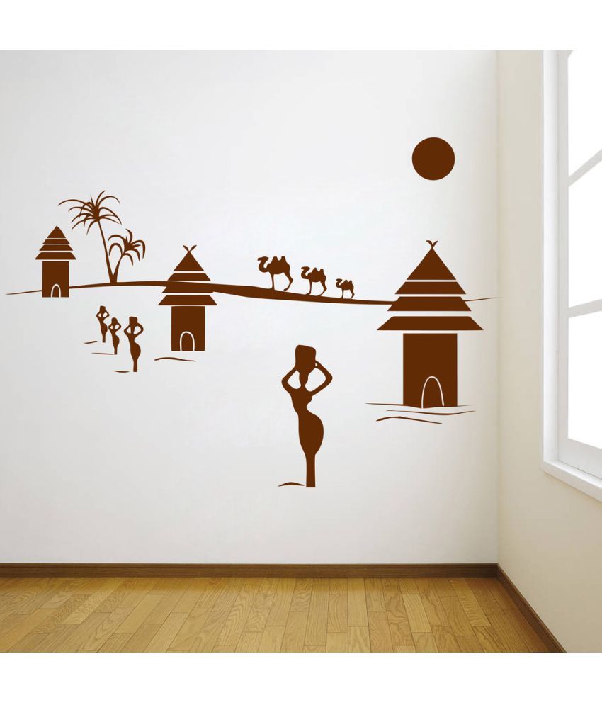     			Decor Villa Village PVC Wall Stickers