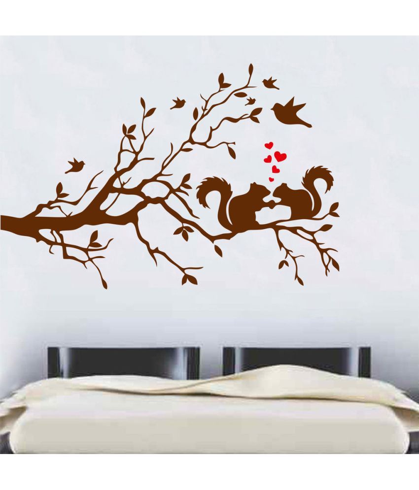     			Decor Villa I Love U PVC Wall Stickers