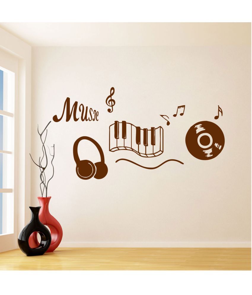     			Decor Villa Love Music PVC Wall Stickers