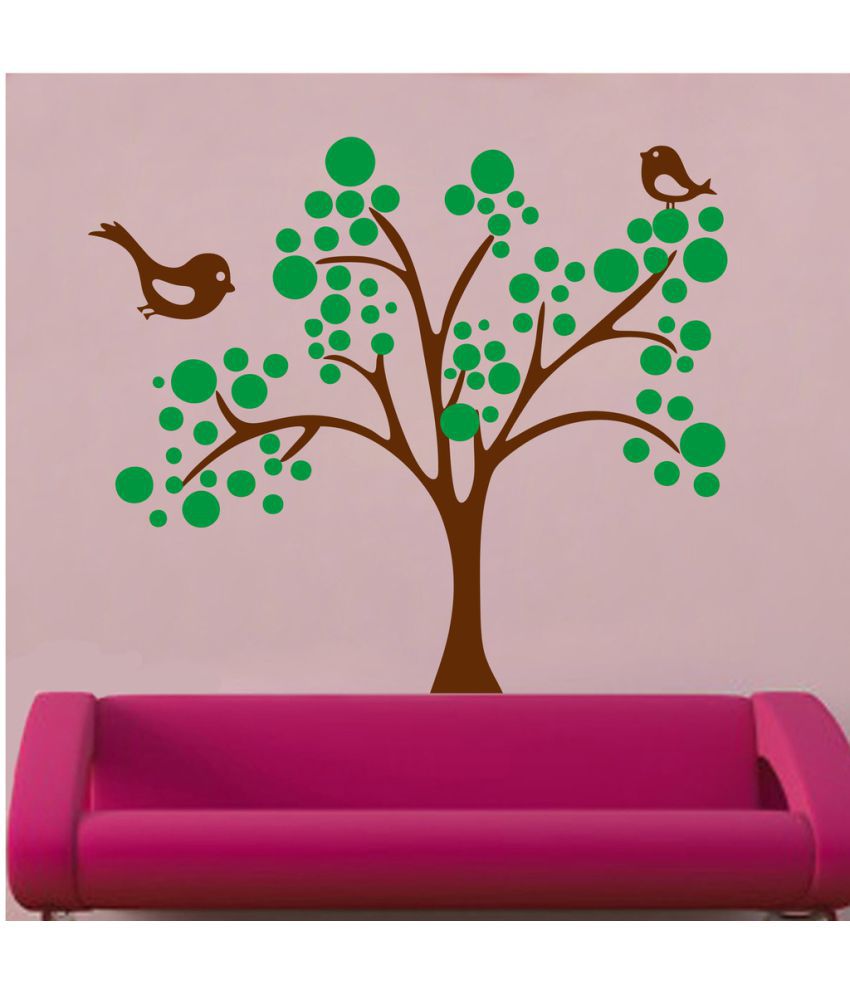     			Decor Villa Bird Home PVC Wall Stickers