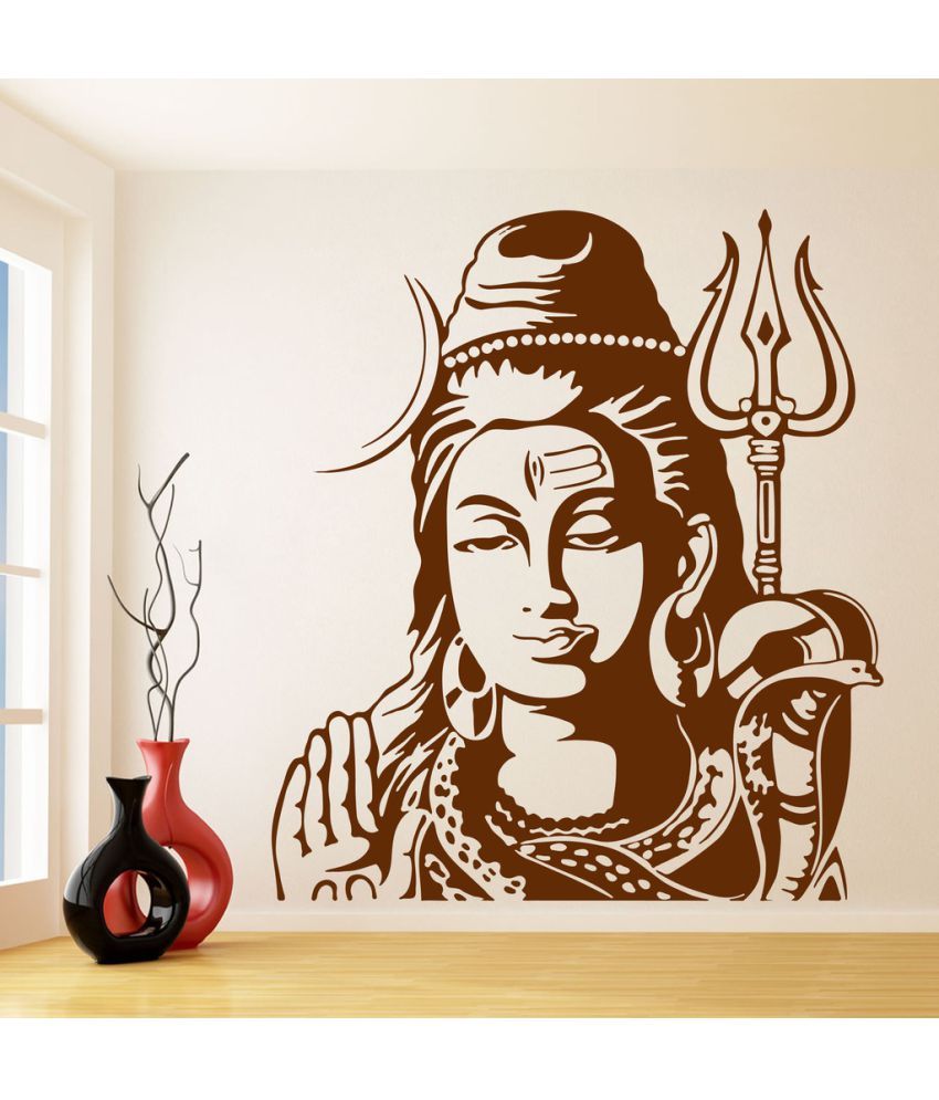     			Decor Villa Jai Sankar Ji PVC Wall Stickers