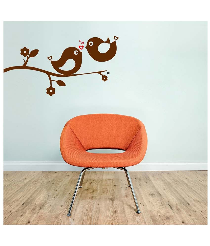     			Decor Villa Love Bird On Tree PVC Wall Stickers