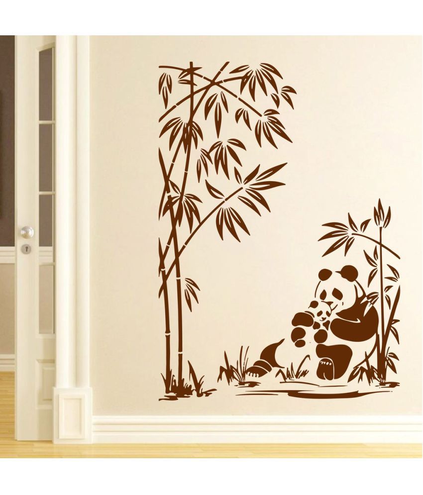     			Decor Villa Panda Bear PVC Wall Stickers