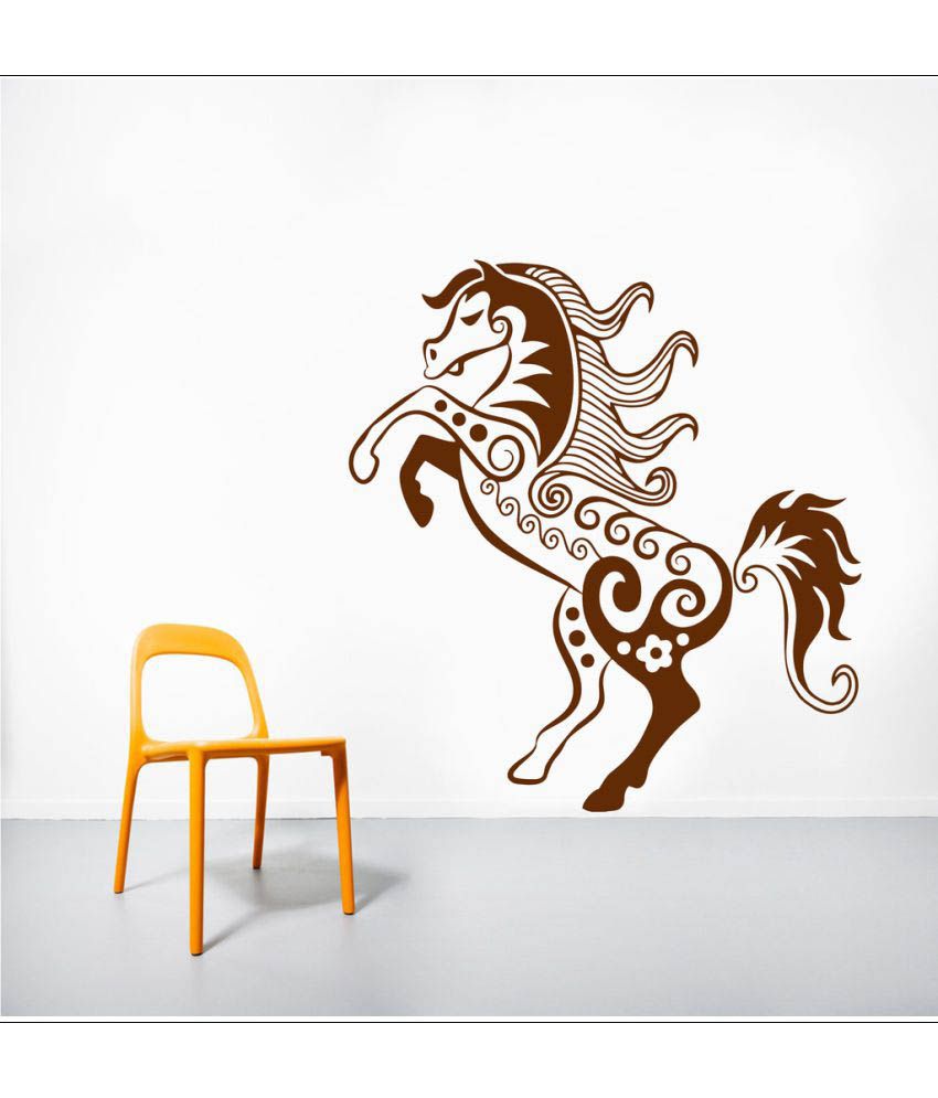     			Decor Villa Horse PVC Wall Stickers