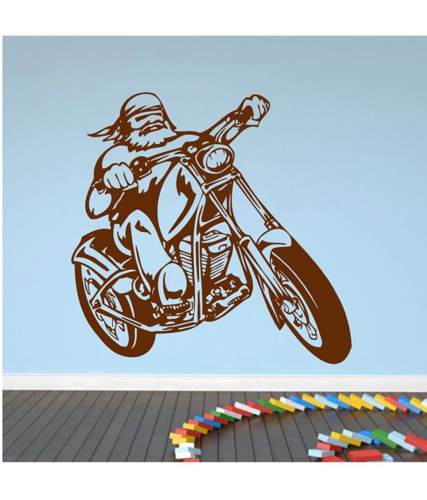     			Decor Villa Let's RideWall PVC Wall Stickers