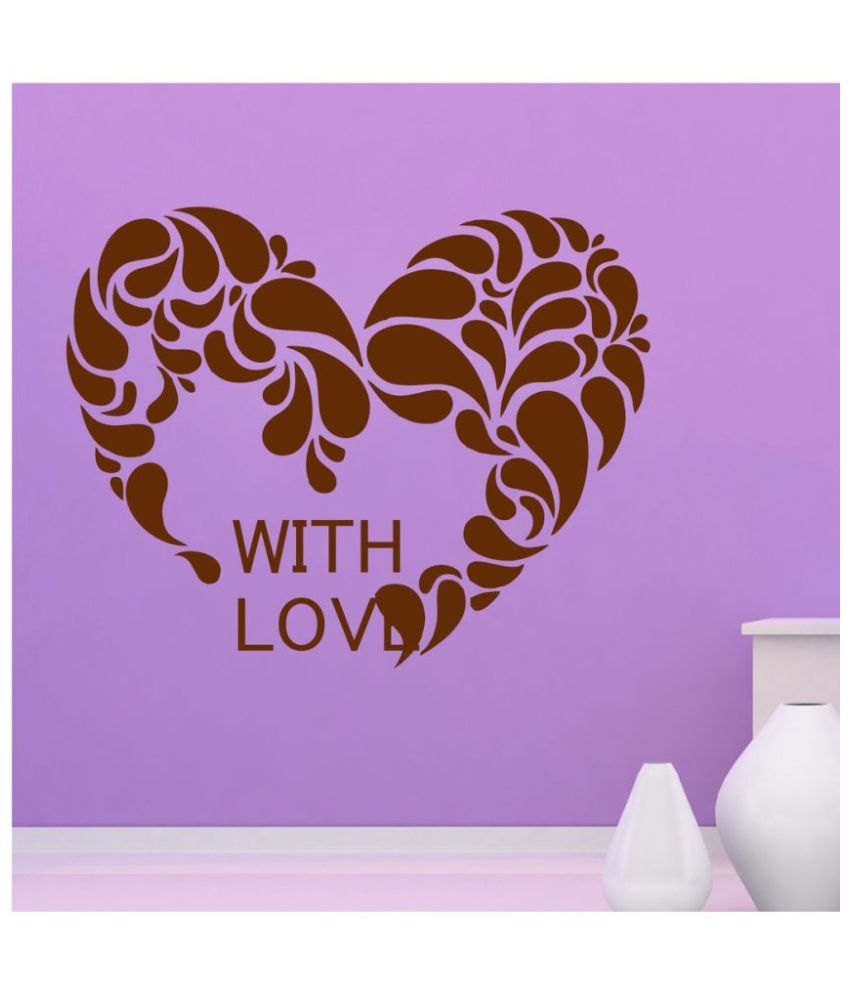     			Decor Villa With Love PVC Wall Stickers