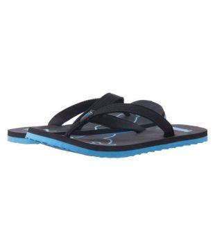 puma colaba black flip flop