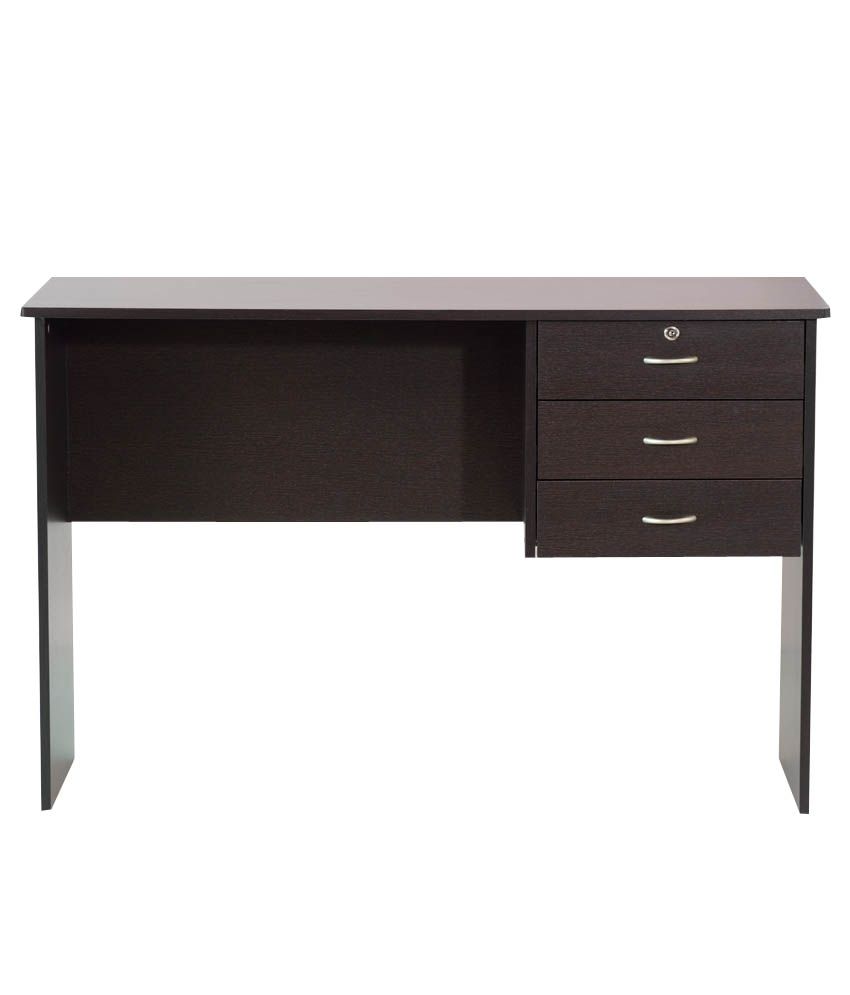 Clyde Office Table With 3 Lockable Drawers Clyde Office Table With 3 Lockable Drawers