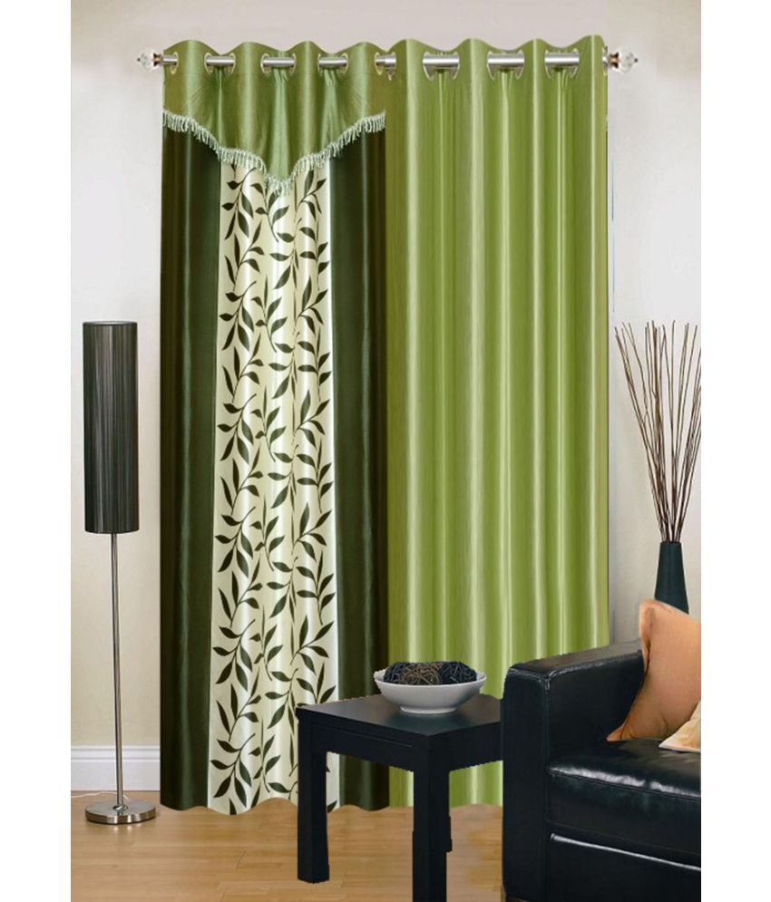     			Stella Creations Set of 2 Door Eyelet Curtains