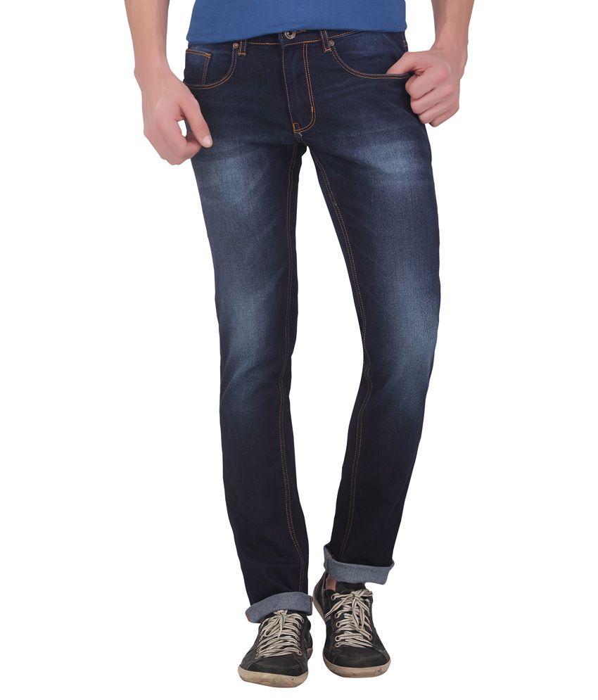 DJ&C By FBB Blue Slim Fit Jeans - Buy DJ&C By FBB Blue Slim Fit Jeans ...