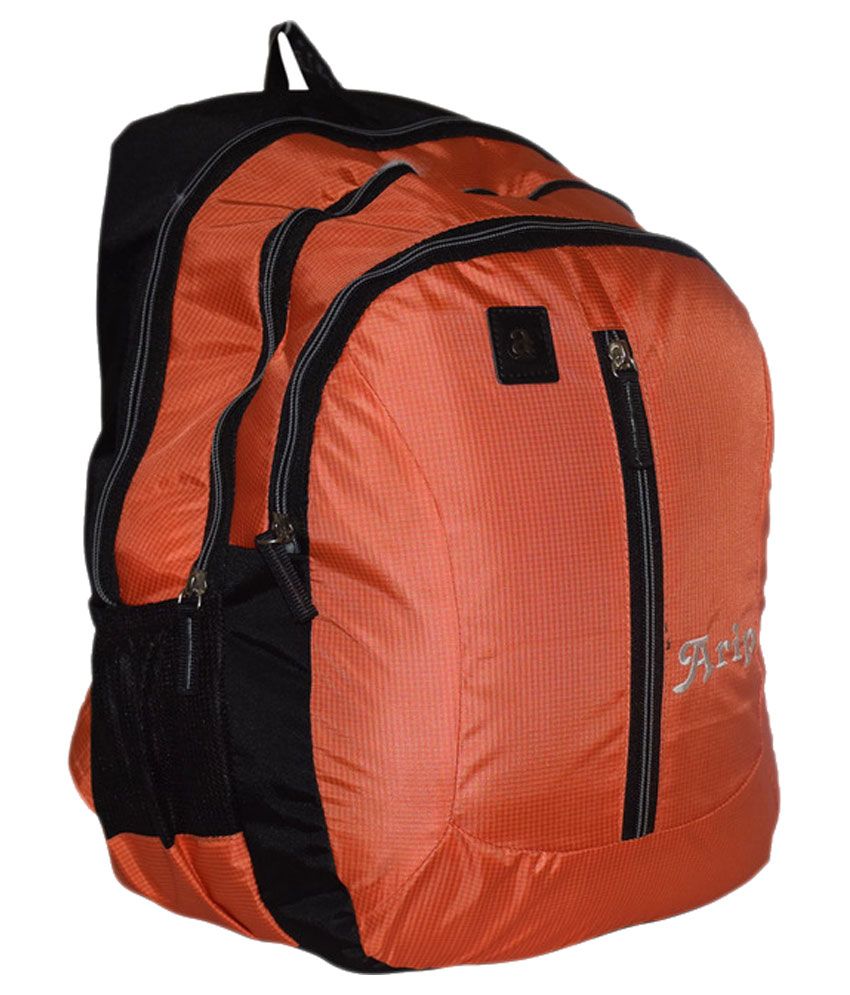 orange computer bag