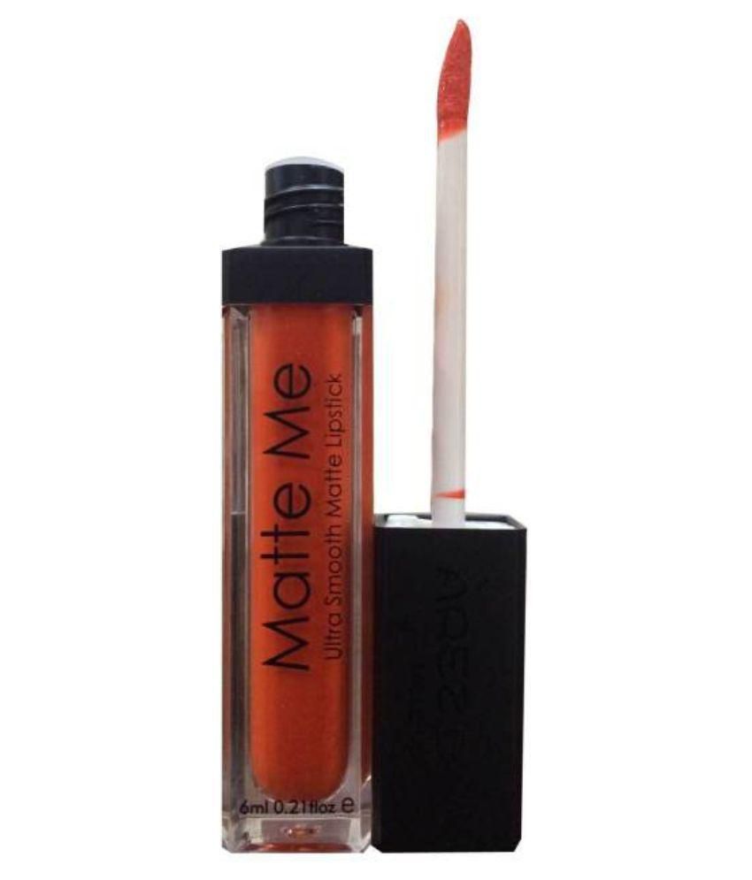     			Arezia Lip Gloss Liquid Matte Orange 6 ml