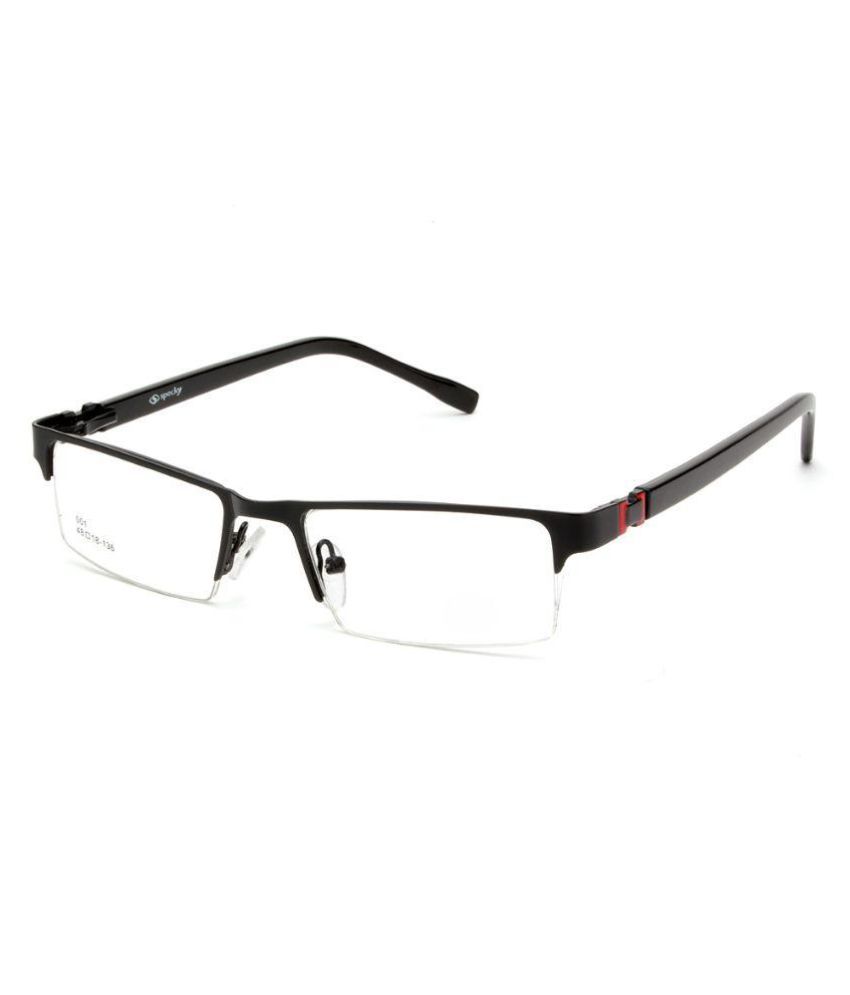 Specky Black Rectangle Spectacle Frame 001
