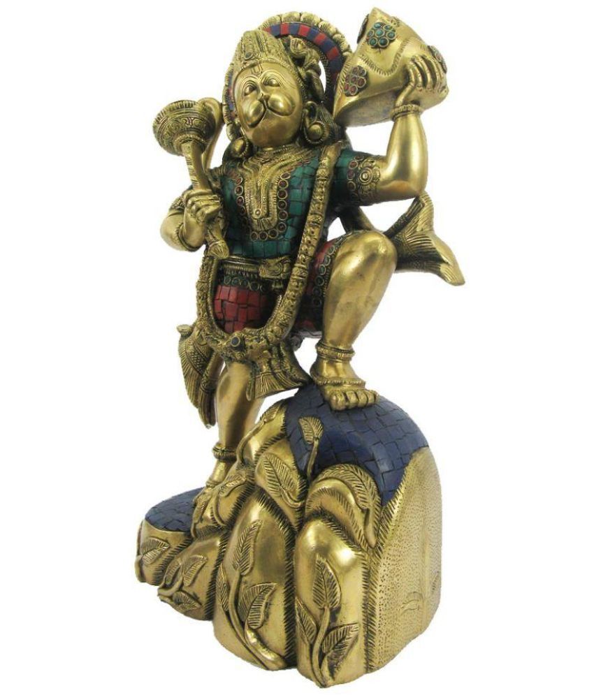 Indian Arts Museum Hanuman Brass Idol: Buy Indian Arts Museum Hanuman ...