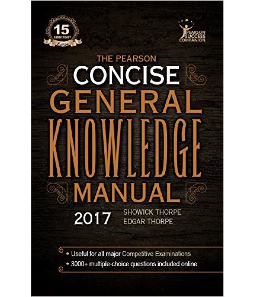 The Pearson Concise General Knowledge Manual 2017 (English) 1st Edition