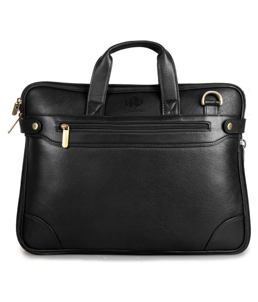 The Clownfish 14 inch Leather Laptop and Tablet Bag Macbook Pro