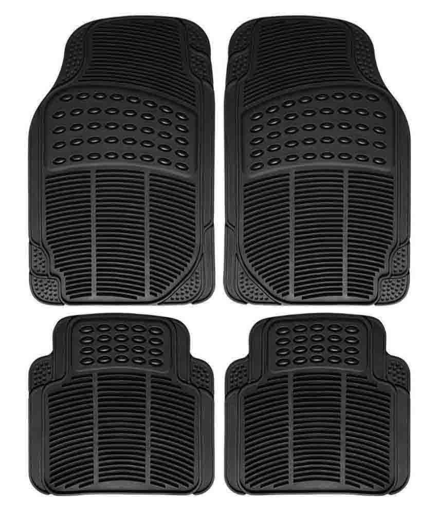     			True Vision Black Car Floor Mat - Set of 4