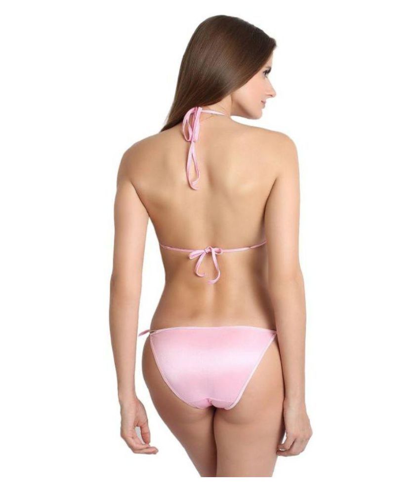 pink satin panties