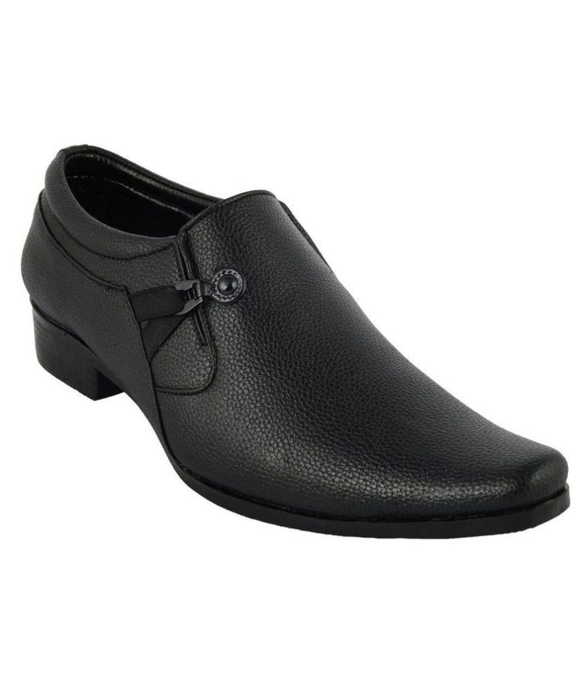 Trane Black Office Non-Leather Formal Shoes Price in India- Buy Trane ...