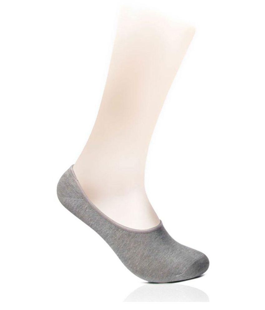     			Tahiro Grey Unisex Cotton Loafer Socks - 1 Pair