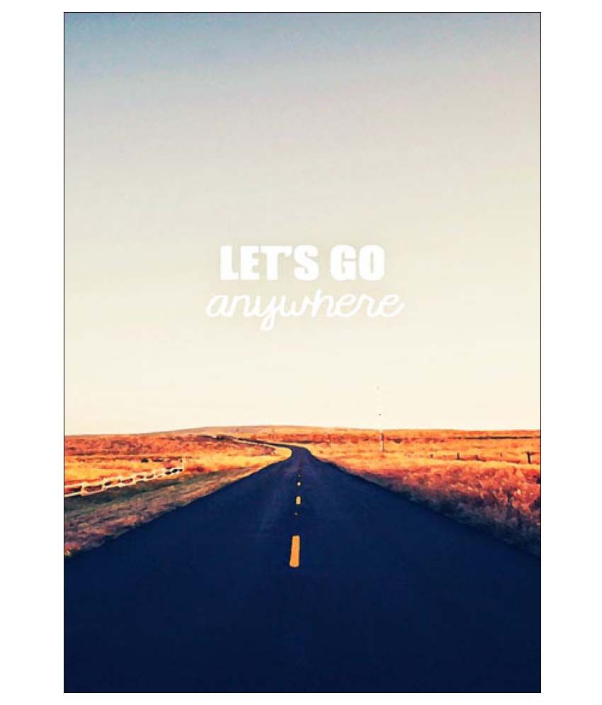 ULTA ANDA Let'S Go Anywhere A4 Cotton Canvas Art Prints Without Frame  Single Piece: Buy ULTA ANDA Let'S Go Anywhere A4 Cotton Canvas Art Prints  Without Frame Single Piece at Best Price