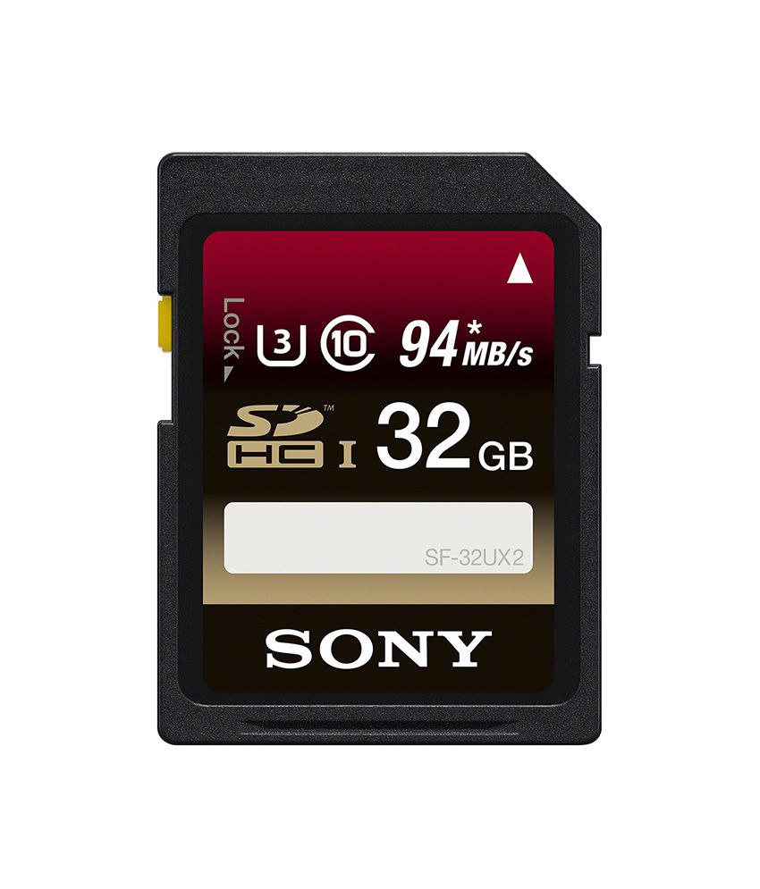     			Sony 32GB SD Class 10 94 MB/s UHS-1 High Speed Memory Card (SF-32UX2)