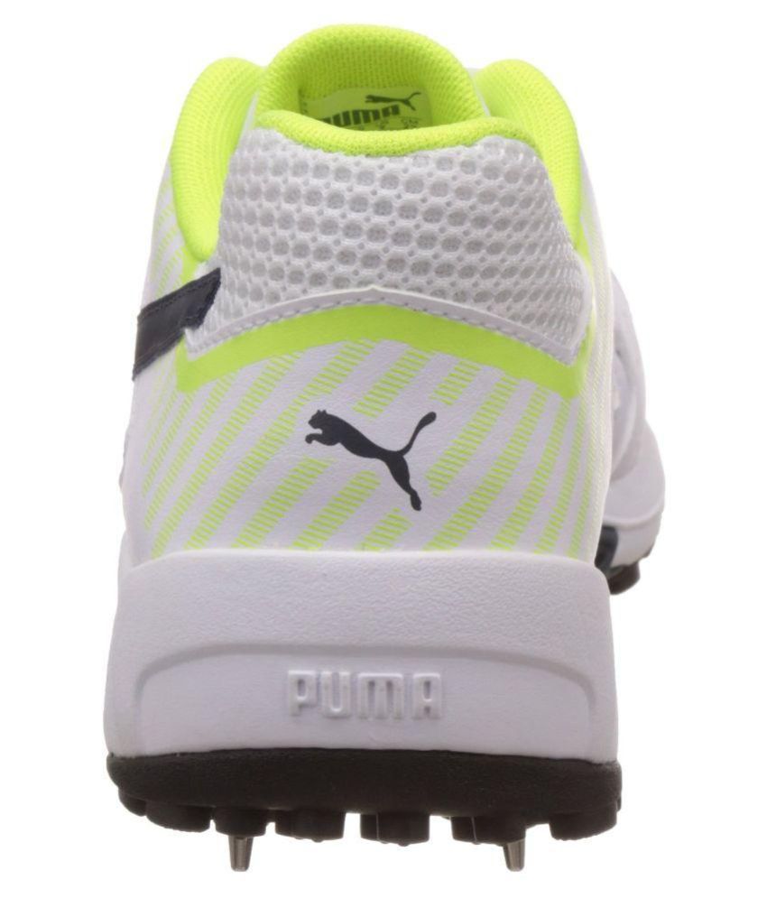 Puma White Cricket Shoes Buy Puma White Cricket Shoes Online at Best
