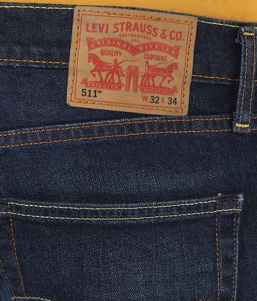 levis royal blue jeans