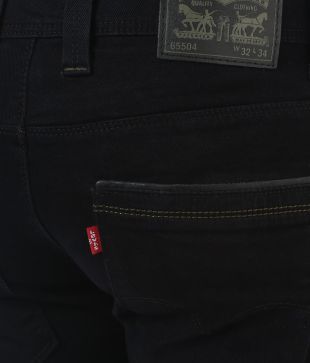 levis jeans 65504 black