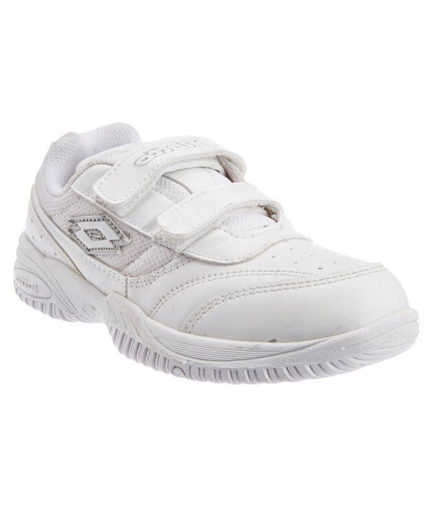 Lotto White School Shoes for Boys Price 