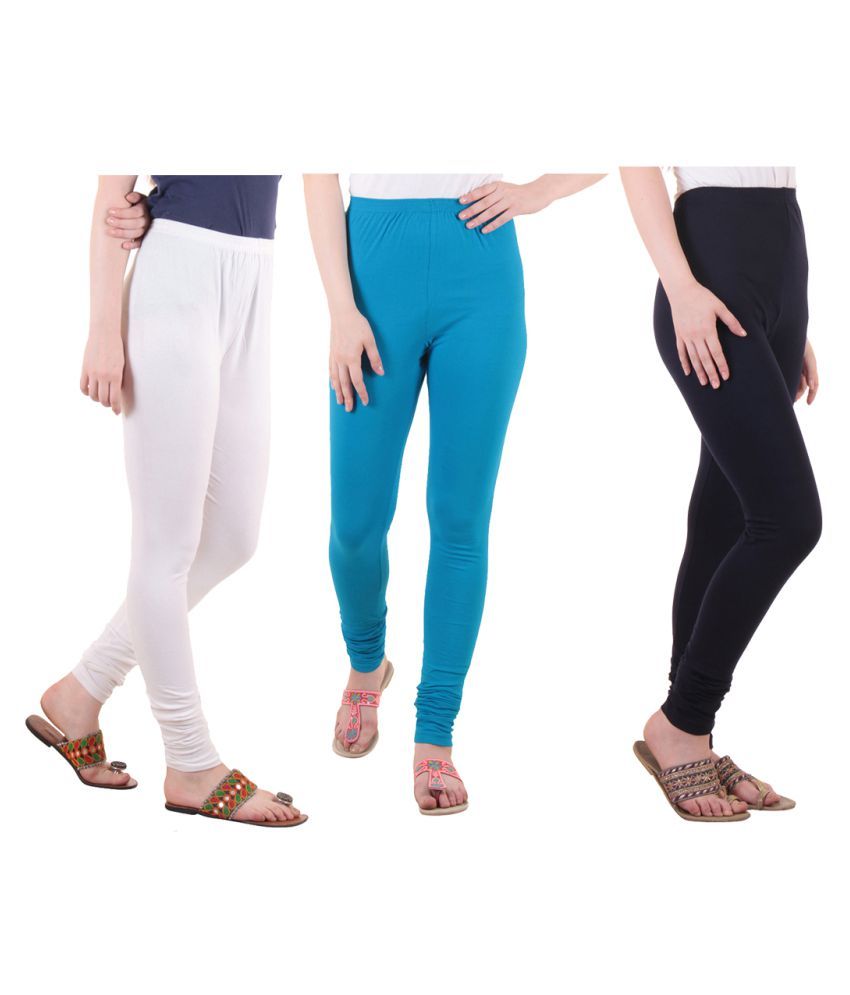     			Diaz Cotton Lycra Pack of 3 Leggings