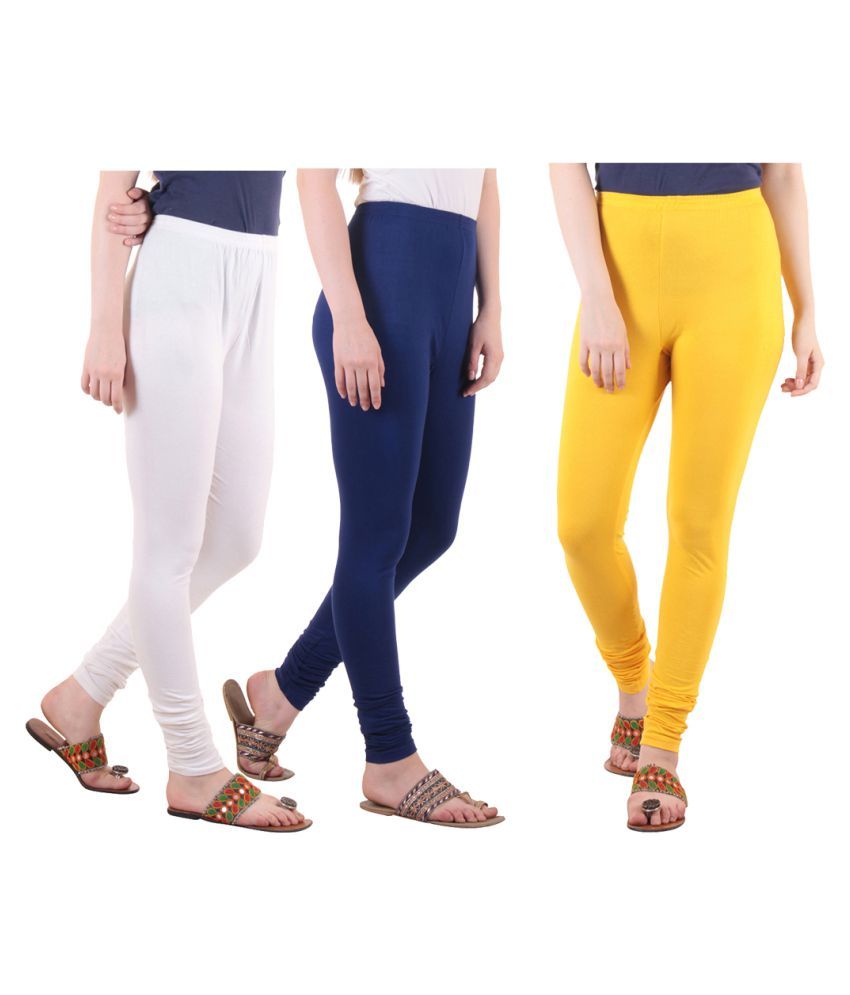     			Diaz Cotton Lycra Pack of 3 Leggings