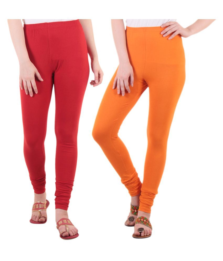     			Diaz Cotton Lycra Pack of 2 Leggings