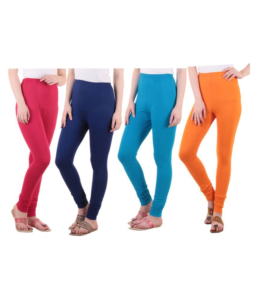     			Diaz Cotton Lycra Pack of 4 Leggings