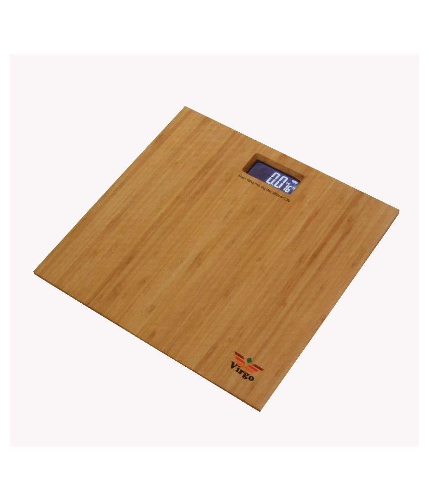 Weightrolux Digital Personal Weight Scale wooden Electronic Bathroom
