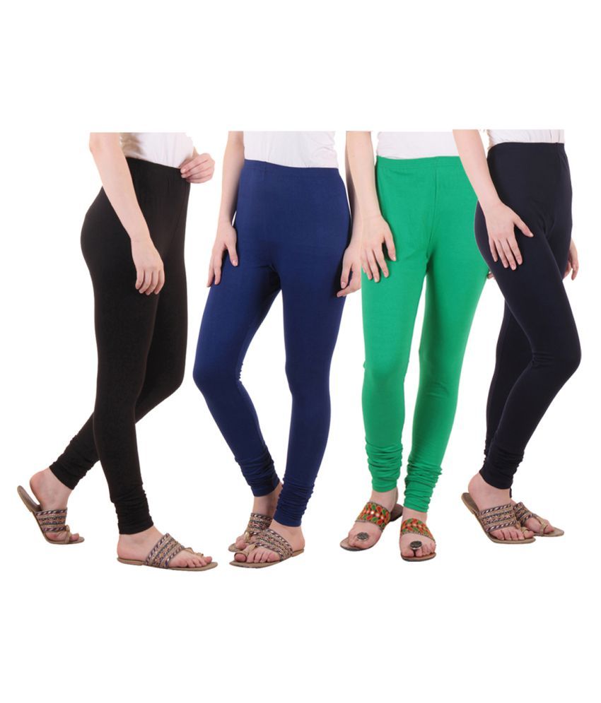     			Diaz Cotton Lycra Pack of 4 Leggings