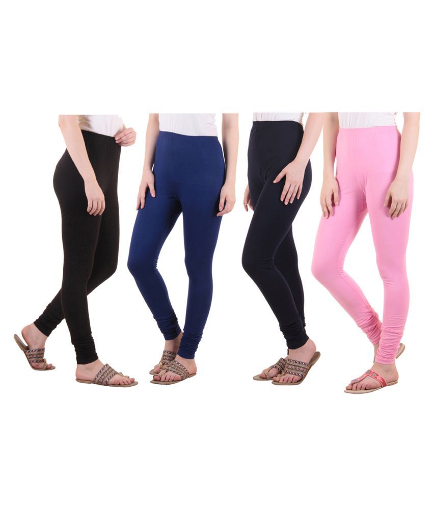     			Diaz Cotton Lycra Pack of 4 Leggings