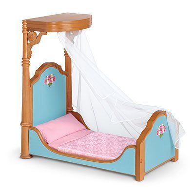 american girl canopy bed and bedding set