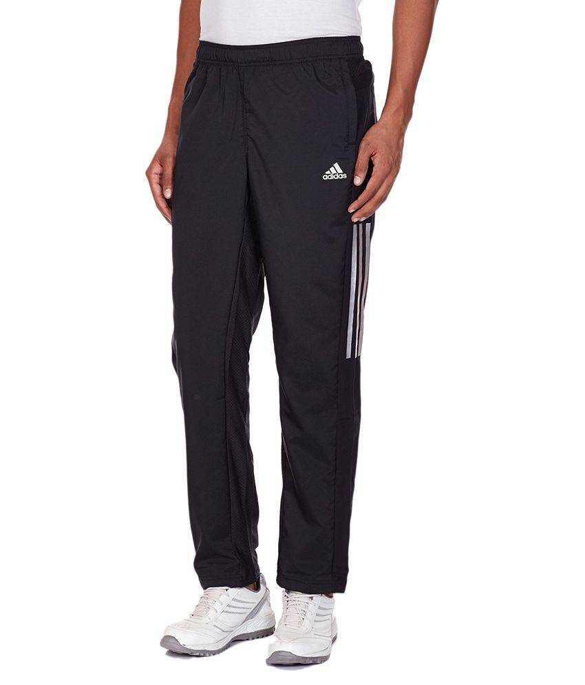 Adidas Black Polyester Trackpants - Buy Adidas Black Polyester ...