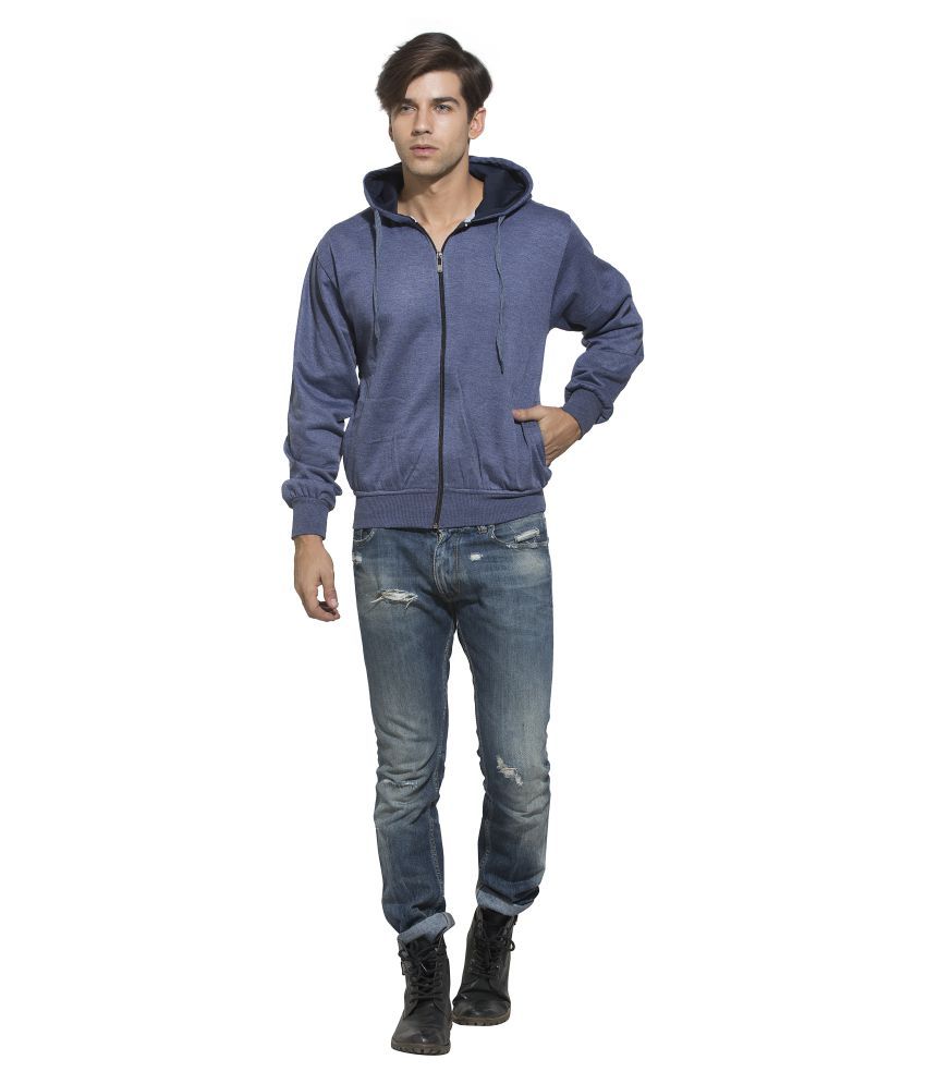 Alan Jones Clothing Blue Hooded 